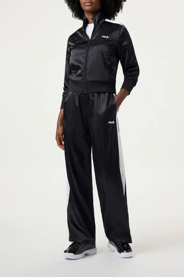 Matching Sets Women Fila Satin Track Jacket Matching Sets Women Fila Satin Track Jacket