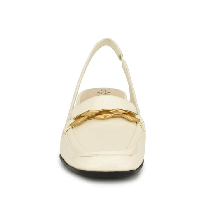 Mella 92159 Block Heel Slingbacks Ivory Women Nine West Slingbacks Mella 92159 Block Heel Slingbacks Ivory Women Nine West Slingbacks