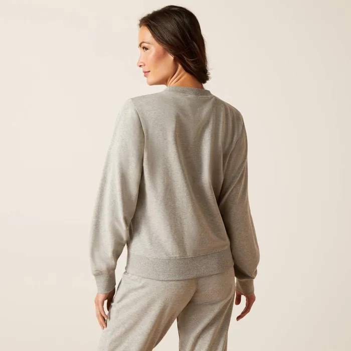 Memento Sweatshirt Heather Grey Women Ariat Sweatshirts and Hoodies Memento Sweatshirt Heather Grey Women Ariat Sweatshirts and Hoodies