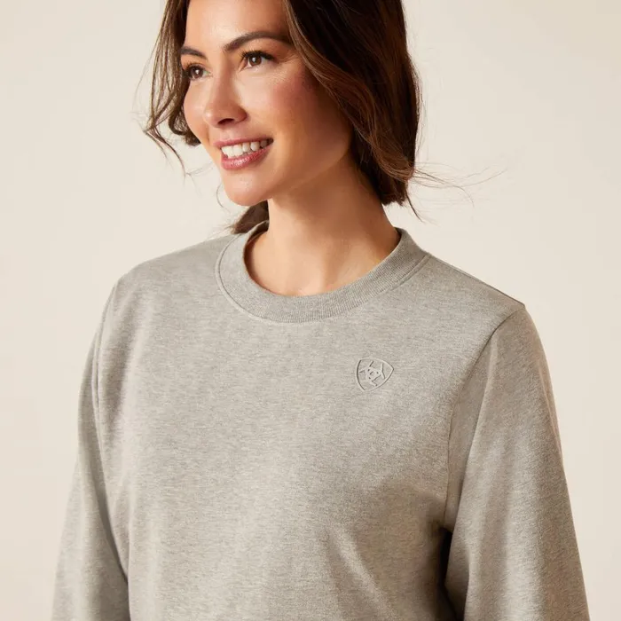 Memento Sweatshirt Heather Grey Women Ariat Sweatshirts and Hoodies Memento Sweatshirt Heather Grey Women Ariat Sweatshirts and Hoodies