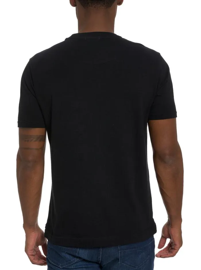 Men 24K SKULL TSHIRT Black Robert Graham Polos and TShirts