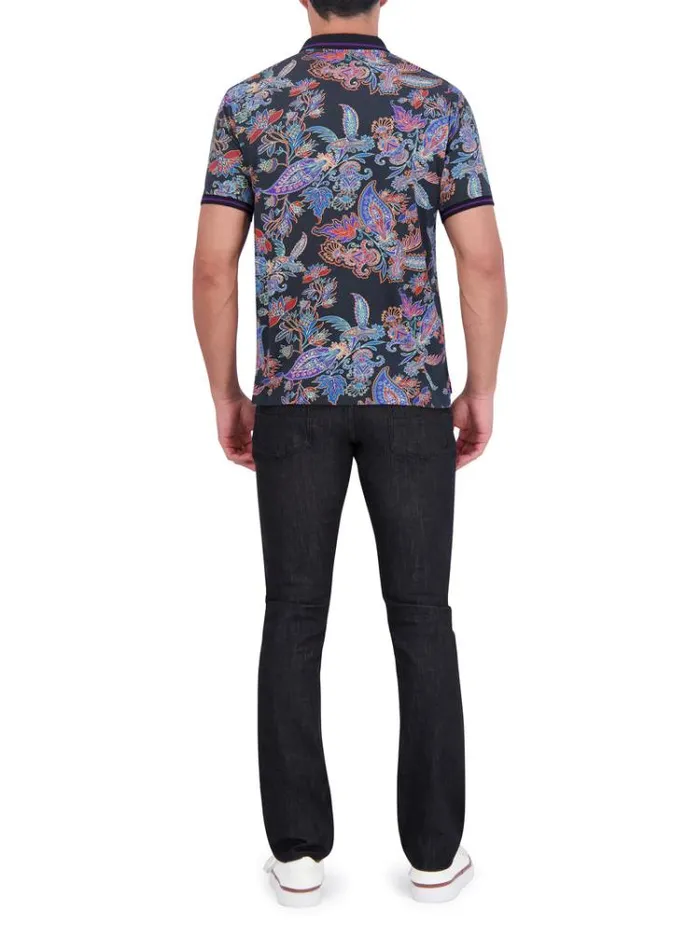 Men ASCONA KNIT POLO Multi Robert Graham Sweaters and Knits