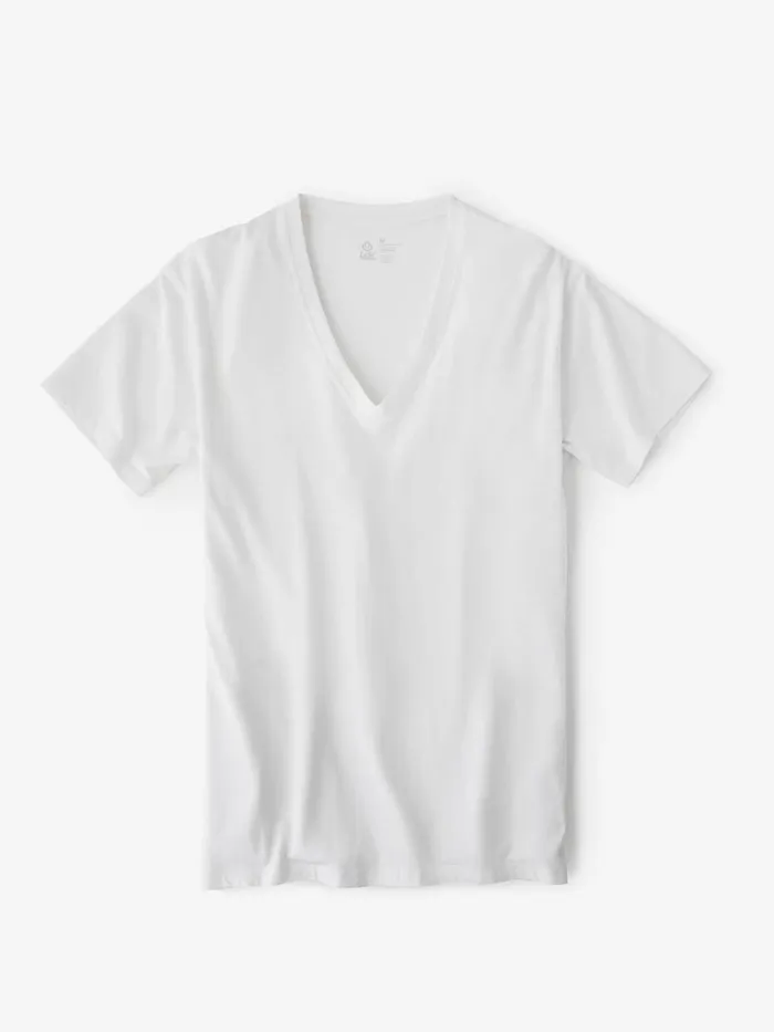 Men BamBare VNeck 3 Pack Tasc Performance Short Sleeve TShirts