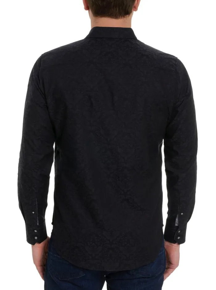 Men BAYVIEW SPORT SHIRT Black Robert Graham Button Down Shirts