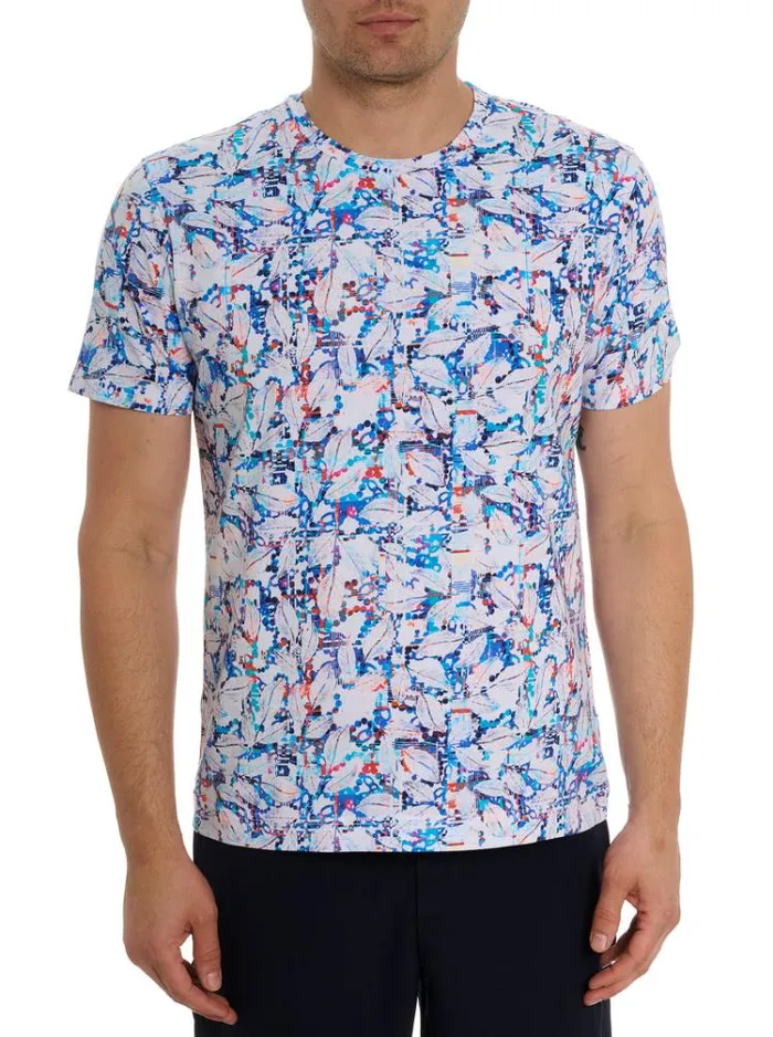 Men BIG SPLASH TSHIRT White Robert Graham Polos and TShirts