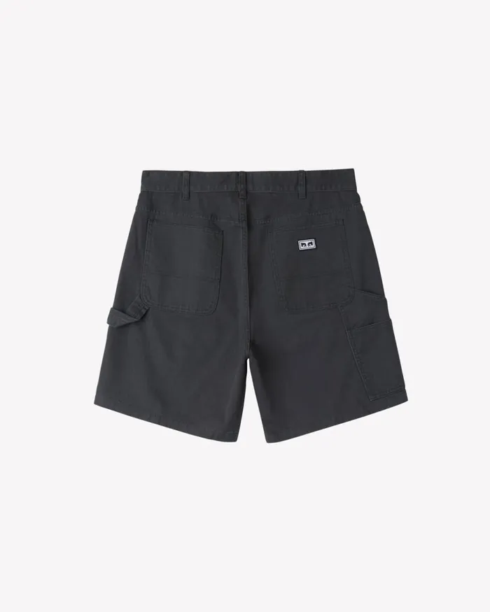 Men BIG TIMER CARPENTER SHORT Black OBEY Clothing BOTTOMS