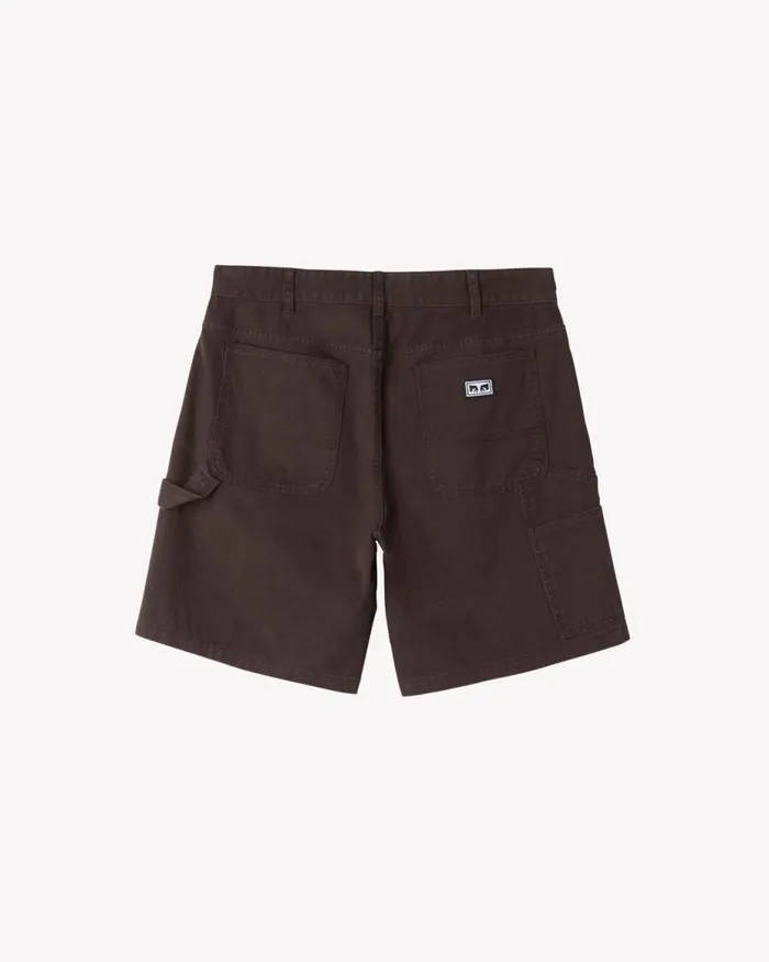 Men BIG TIMER CARPENTER SHORT Black OBEY Clothing BOTTOMS