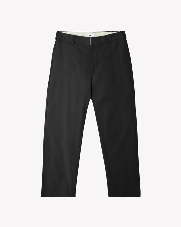 Men BIG TIMER POPLIN WORK PANT Clay OBEY Clothing BOTTOMS