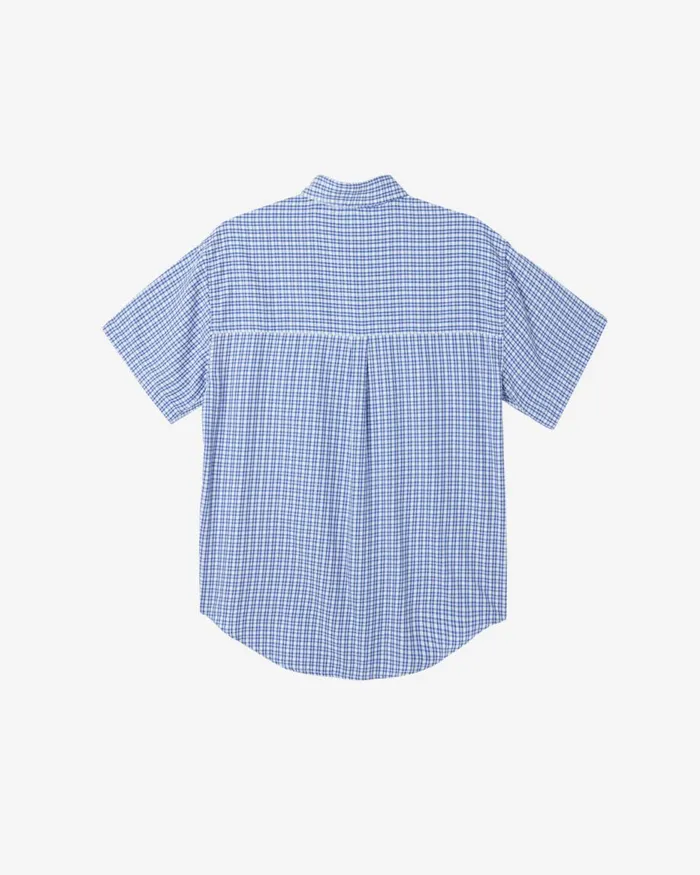 Men BIGWIG GALLO SS SHIRT Surf Blue Multi OBEY Clothing TOPS