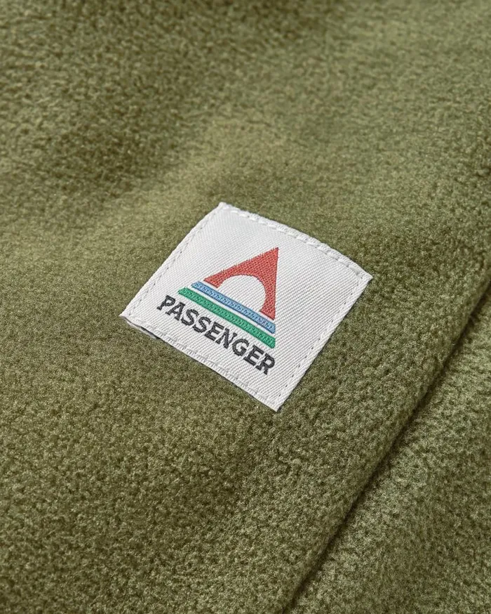 Men Bottoms Passenger Set Off Recycled Polar Fleece Jogger True Black Khaki True Black Khaki