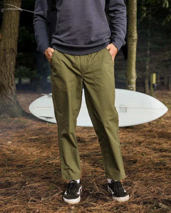 Men Bottoms Passenger Timeless Crop Trouser Khaki Khaki