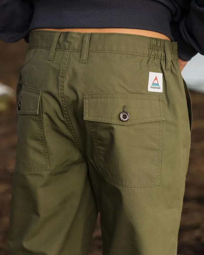 Men Bottoms Passenger Timeless Crop Trouser Khaki Khaki