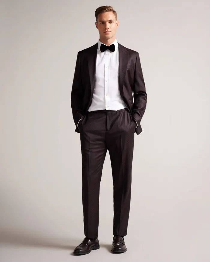 Men CADNEY 8211 Patterned Wool Blend Blazer Black Ted Baker Coats and Jackets Men CADNEY 8211 Patterned Wool Blend Blazer Black Ted Baker Coats and Jackets