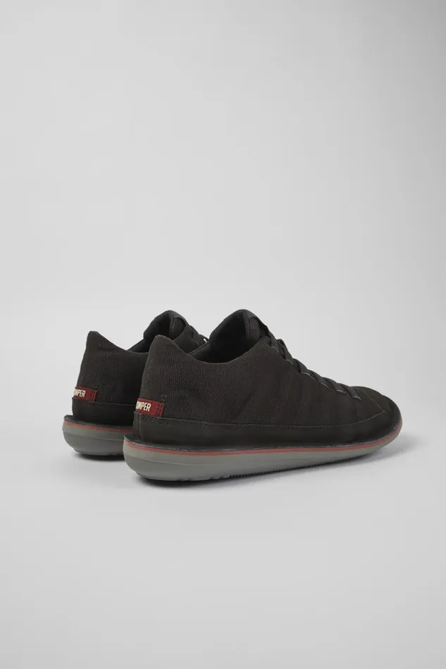 Men Camper Ankle Boots Beetle Black TextileNubuck Basket Bootie Men Camper Ankle Boots Beetle Black TextileNubuck Basket Bootie