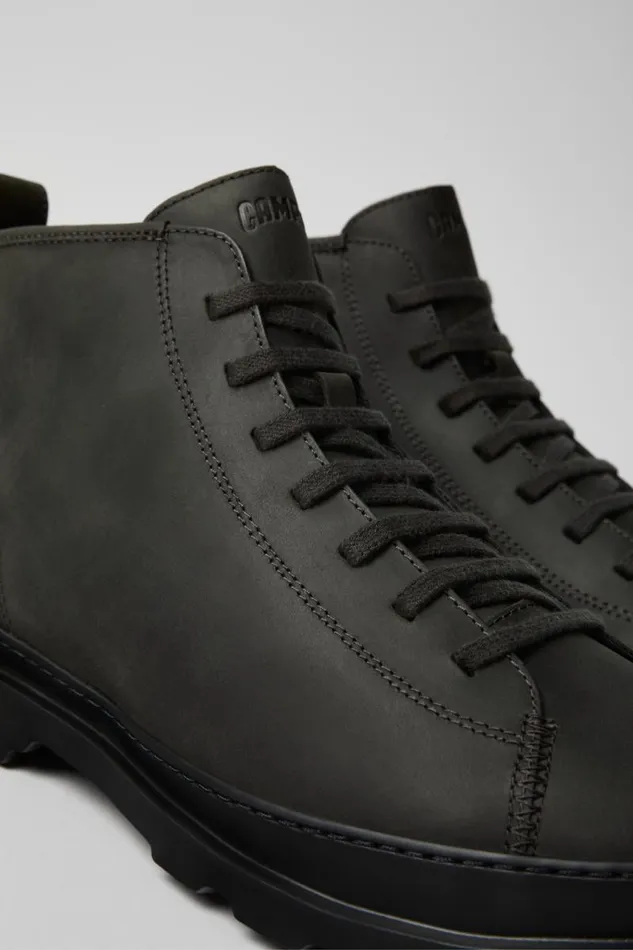 Men Camper Ankle Boots Brutus Gray Ankle Boot