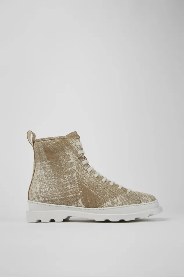 Men Camper Ankle Boots Brutus Whitebeige Brushed Nubuck Boot Men Camper Ankle Boots Brutus Whitebeige Brushed Nubuck Boot