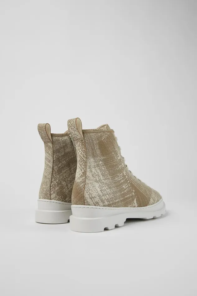 Men Camper Ankle Boots Brutus Whitebeige Brushed Nubuck Boot Men Camper Ankle Boots Brutus Whitebeige Brushed Nubuck Boot