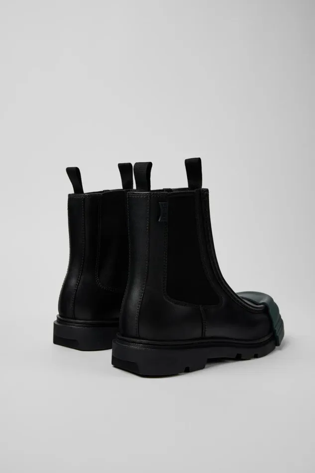 Men Camper Ankle Boots Junction Black Leather Ankle Boot Men Camper Ankle Boots Junction Black Leather Ankle Boot