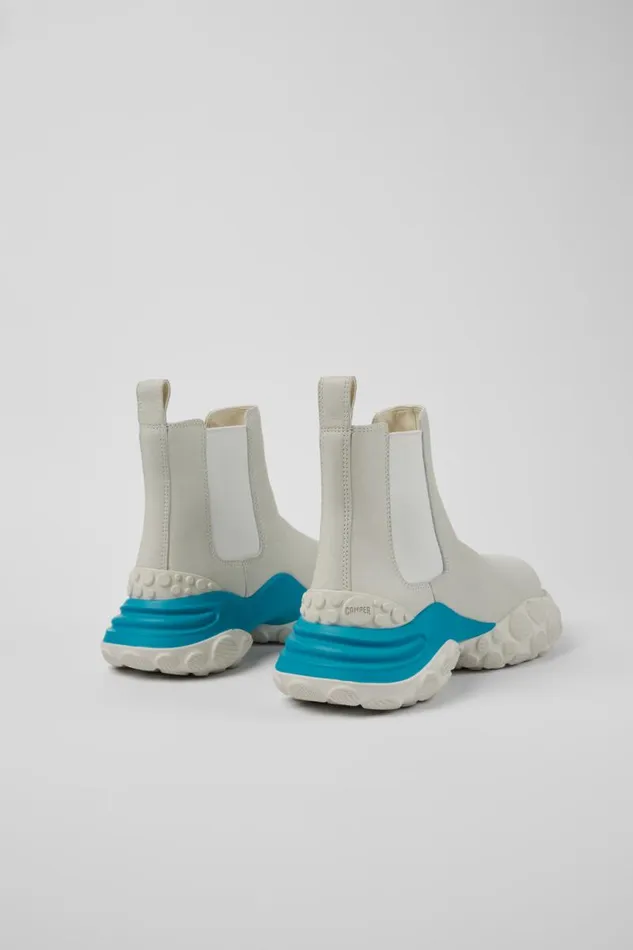 Men Camper Ankle Boots Pelotas Mars White Responsibly Raised Leather Ankle Boots Men Camper Ankle Boots Pelotas Mars White Responsibly Raised Leather Ankle Boots
