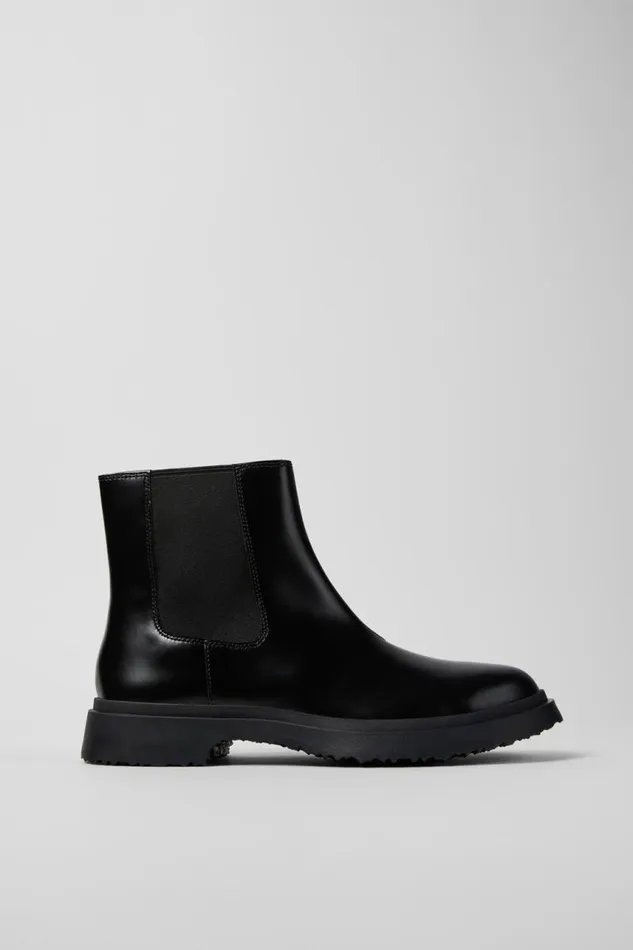 Men Camper Ankle Boots Walden Black Leather Ankle Boots Men Camper Ankle Boots Walden Black Leather Ankle Boots