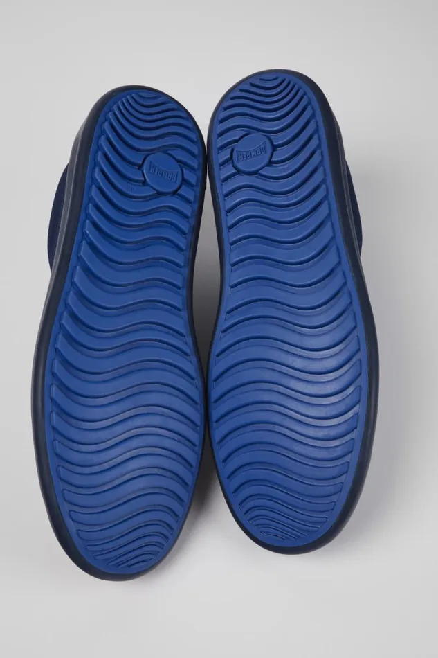 Men Camper Casual Shoes Chasis Blue Nubuck Basket Men Camper Casual Shoes Chasis Blue Nubuck Basket