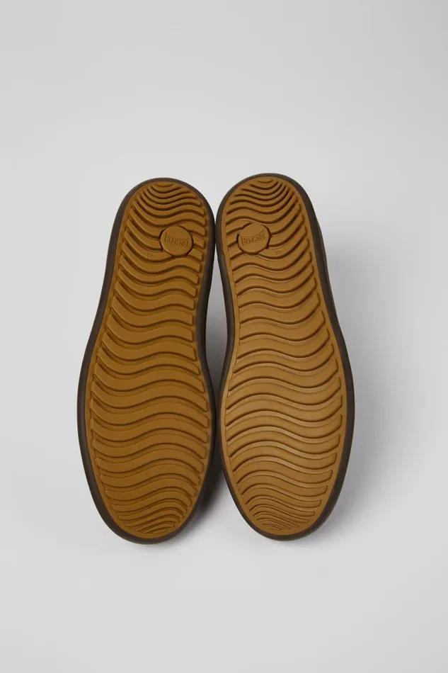Men Camper Casual Shoes Chasis Brown Leather Shoes Men Camper Casual Shoes Chasis Brown Leather Shoes