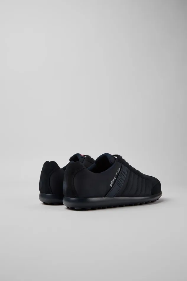 Men Camper Casual Shoes Pelotas XLite Navy Blue Textile And Nubuck Shoes Men Camper Casual Shoes Pelotas XLite Navy Blue Textile And Nubuck Shoes