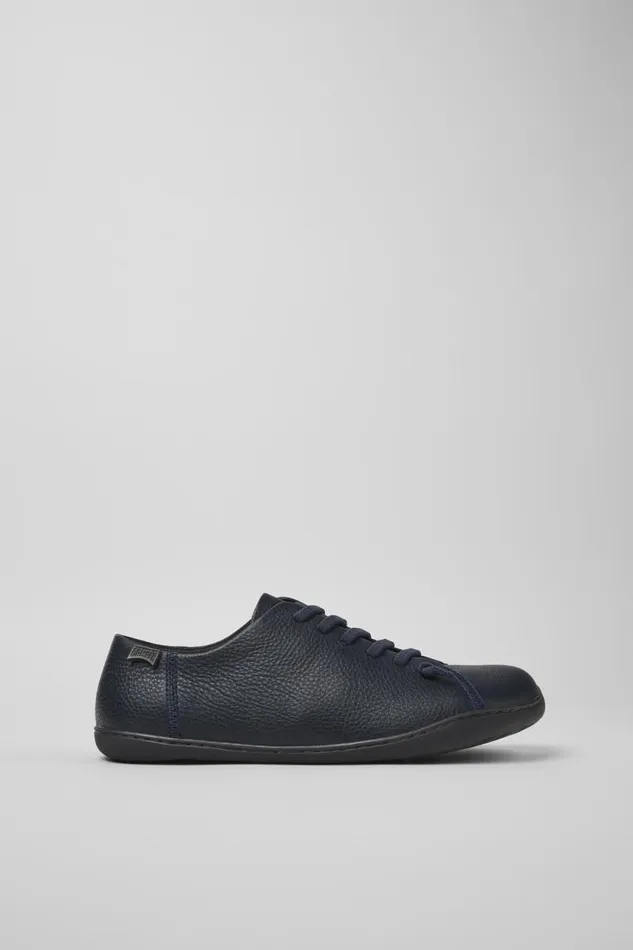 Men Camper Casual Shoes Peu Blue Leather Shoes Men Camper Casual Shoes Peu Blue Leather Shoes