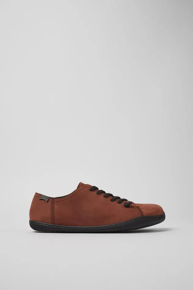 Men Camper Casual Shoes Peu Burgundy Nubuck Shoes Men Camper Casual Shoes Peu Burgundy Nubuck Shoes