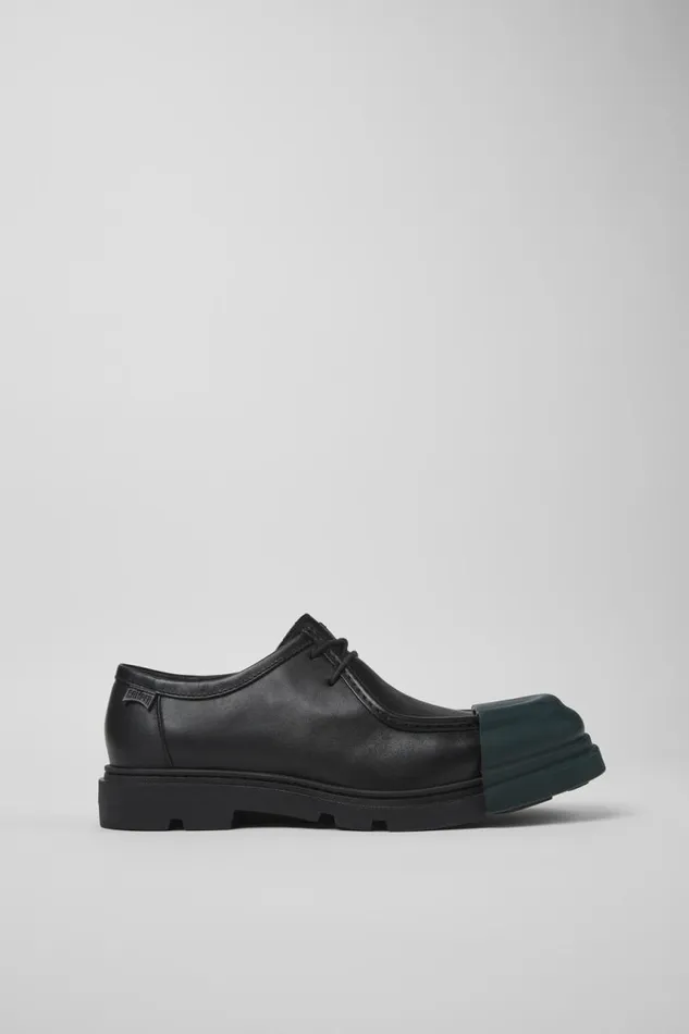 Men Camper Formal Shoes Junction Black Leather Shoes Men Camper Formal Shoes Junction Black Leather Shoes