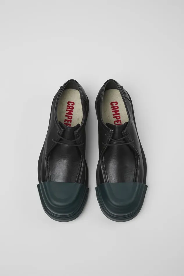 Men Camper Formal Shoes Junction Black Leather Shoes Men Camper Formal Shoes Junction Black Leather Shoes