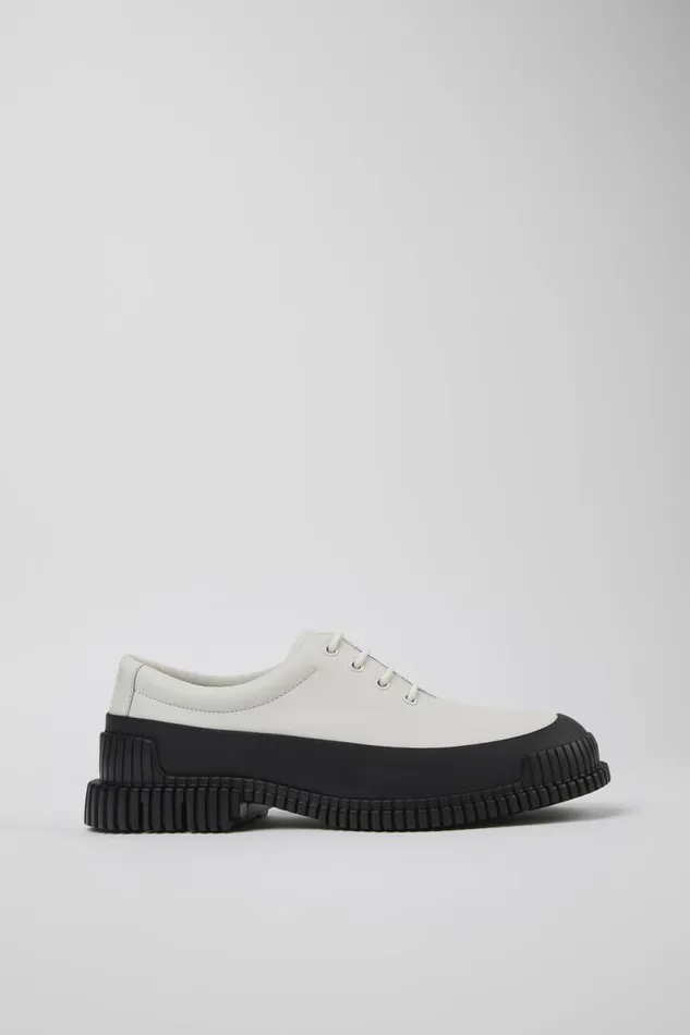 Men Camper Formal Shoes Pix White Leather Shoe