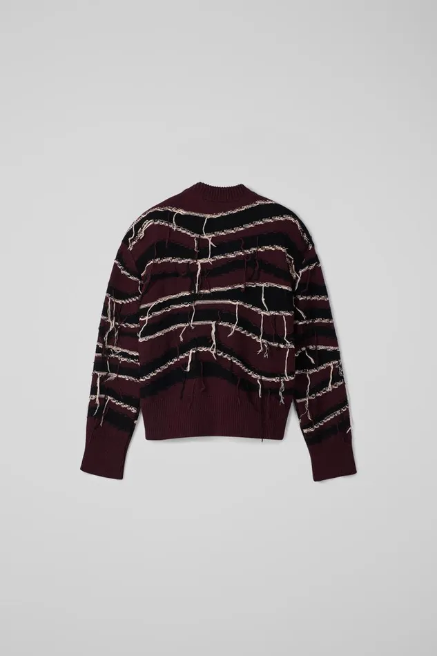 Men Camper Knit Melange Knit Sweater Brown Organic Cotton Knit Sweater Men Camper Knit Melange Knit Sweater Brown Organic Cotton Knit Sweater