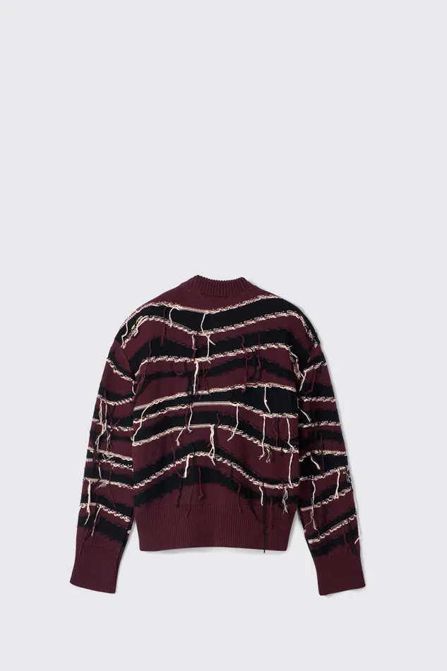 Men Camper Knit Melange Knit Sweater Brown Organic Cotton Knit Sweater Men Camper Knit Melange Knit Sweater Brown Organic Cotton Knit Sweater