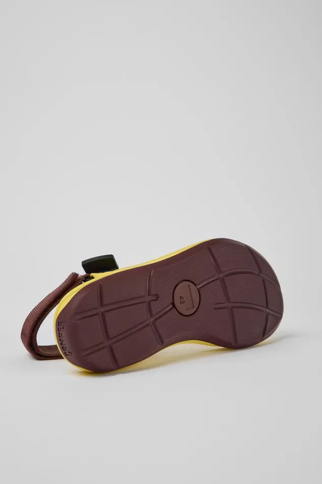 Men Camper Non Leather Shoes Match Yellow Blue And Burgundy Sandals Men Camper Non Leather Shoes Match Yellow Blue And Burgundy Sandals