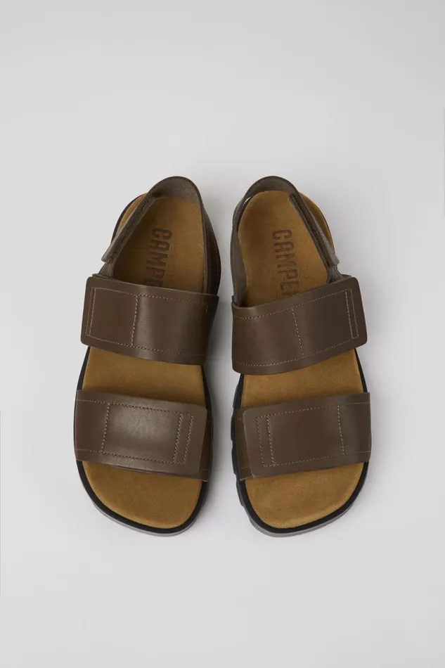 Men Camper Sandals Brutus Sandal Brown Leather Sandals Men Camper Sandals Brutus Sandal Brown Leather Sandals