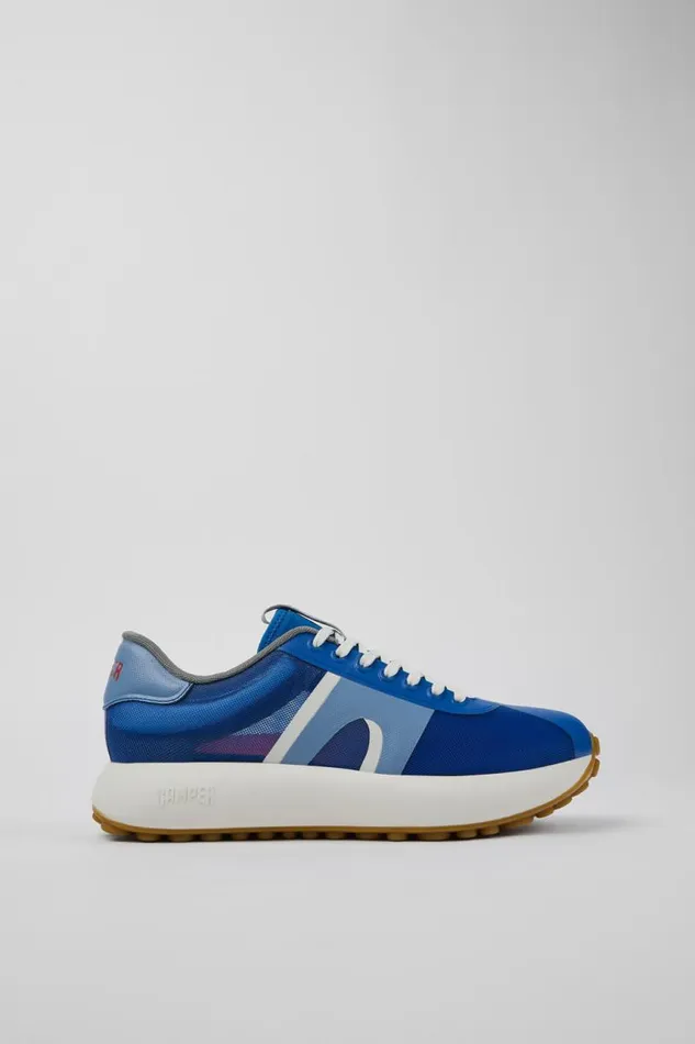 Men Camper Sneakers Pelotas Athens Blue Textile Sneaker Men Camper Sneakers Pelotas Athens Blue Textile Sneaker