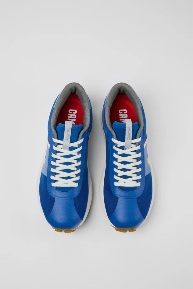 Men Camper Sneakers Pelotas Athens Blue Textile Sneaker Men Camper Sneakers Pelotas Athens Blue Textile Sneaker