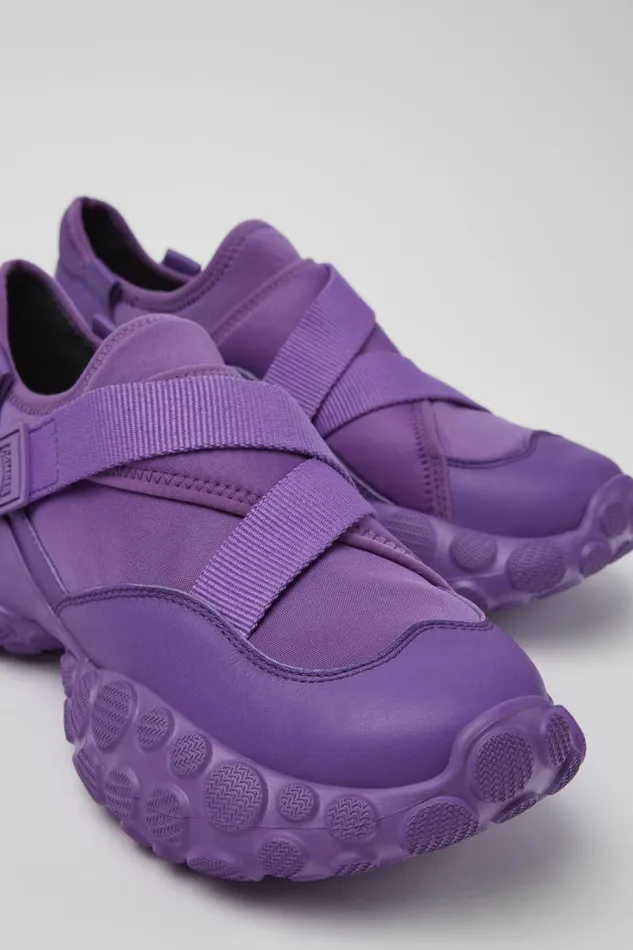 Men Camper Sneakers Pelotas Mars Purple TextileLeather Sneaker
