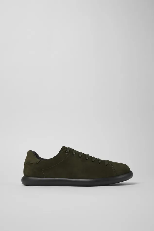Men Camper Sneakers Pelotas Soller Green Nubuck Sneakers Men Camper Sneakers Pelotas Soller Green Nubuck Sneakers