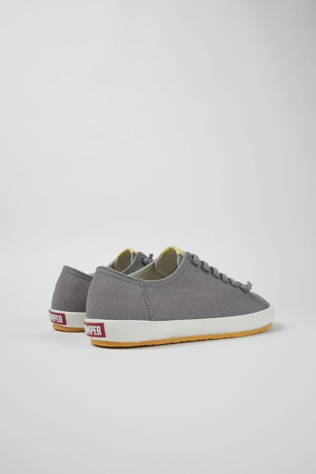 Men Camper Sneakers Peu Rambla Gray Textile Sneaker Men Camper Sneakers Peu Rambla Gray Textile Sneaker