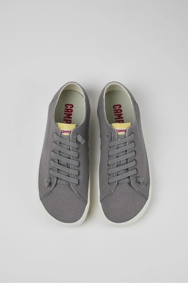 Men Camper Sneakers Peu Rambla Gray Textile Sneaker Men Camper Sneakers Peu Rambla Gray Textile Sneaker