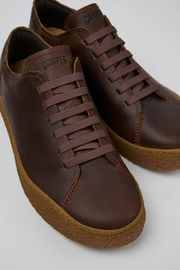 Men Camper Sneakers Peu Terreno Brown Nubuck Shoes