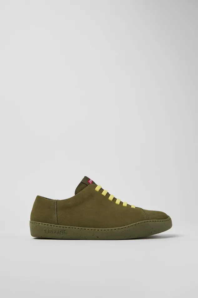 Men Camper Sneakers Peu Touring Green Nubuck Sneakers Men Camper Sneakers Peu Touring Green Nubuck Sneakers