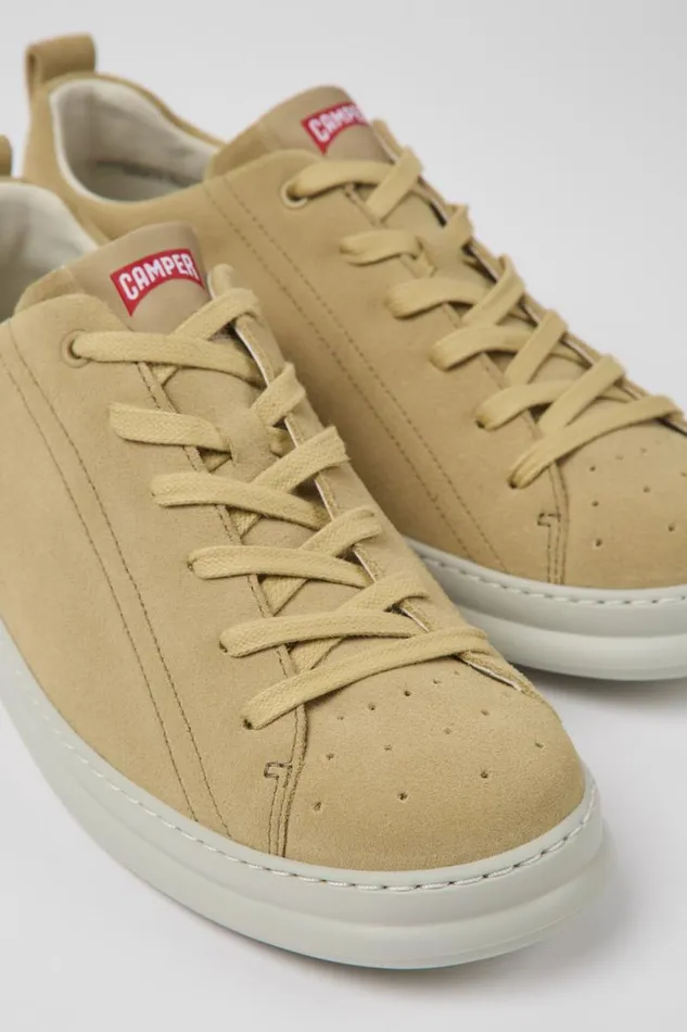 Men Camper Sneakers Runner Beige Nubuck Sneakers