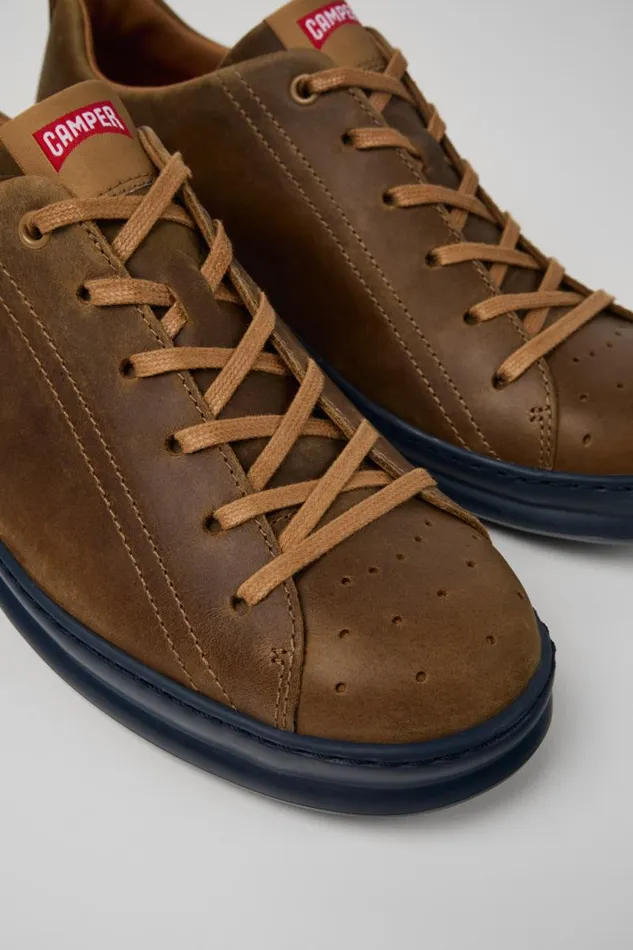 Men Camper Sneakers Runner Brown Nubuck Sneakers