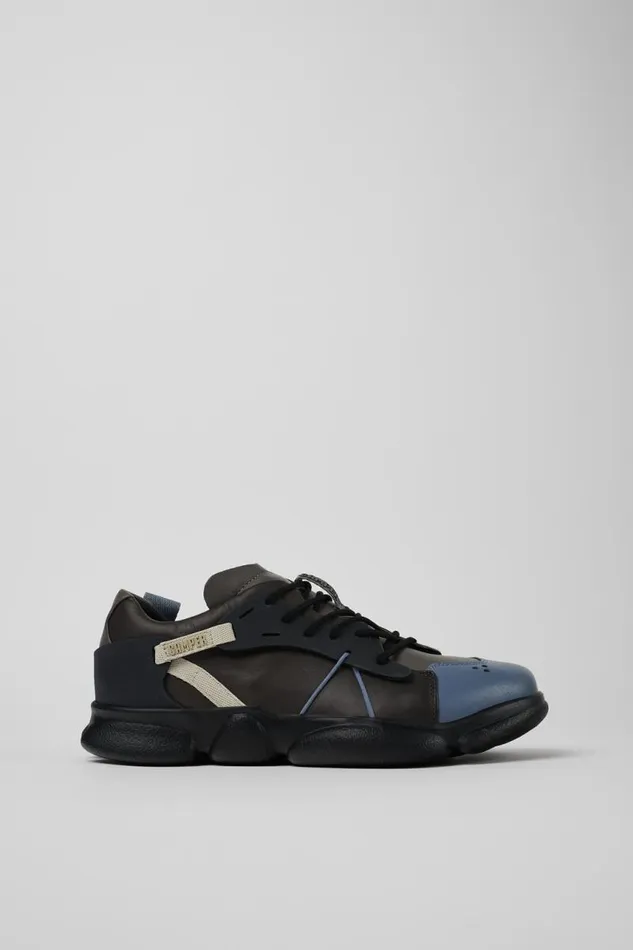 Men Camper Sneakers Twins Multicolored Leather And Textile Sneakers