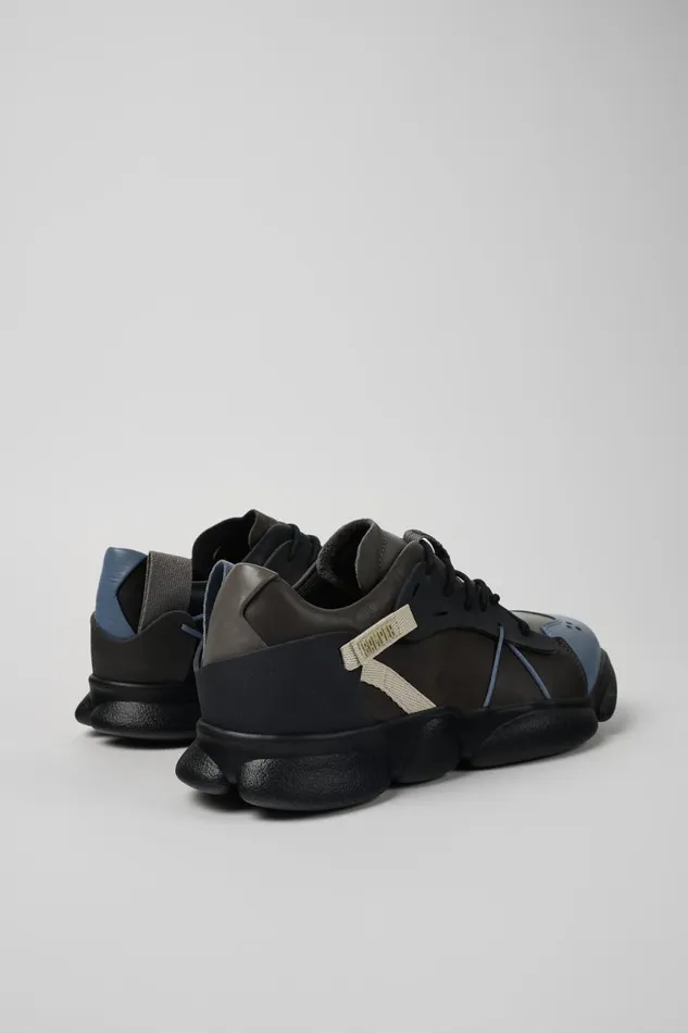 Men Camper Sneakers Twins Multicolored Leather And Textile Sneakers