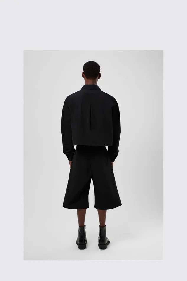 Men Camper TrousersandShorts Tech Shorts Black CottonNylon Shorts Men Camper TrousersandShorts Tech Shorts Black CottonNylon Shorts