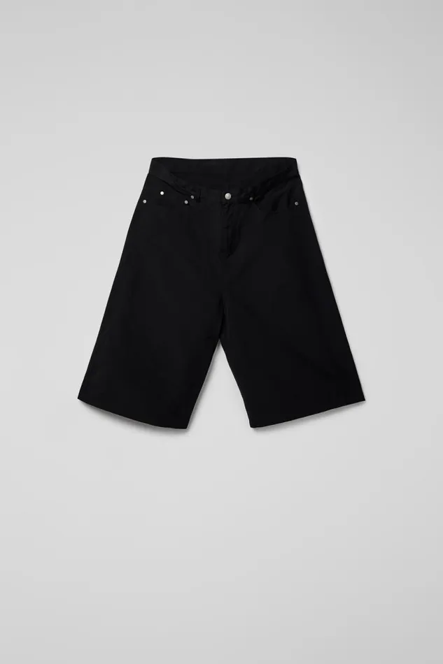 Men Camper TrousersandShorts Tech Shorts Black CottonNylon Shorts Men Camper TrousersandShorts Tech Shorts Black CottonNylon Shorts